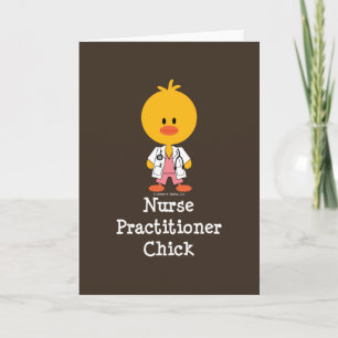 Nurse Practitioner Chick Blank Card