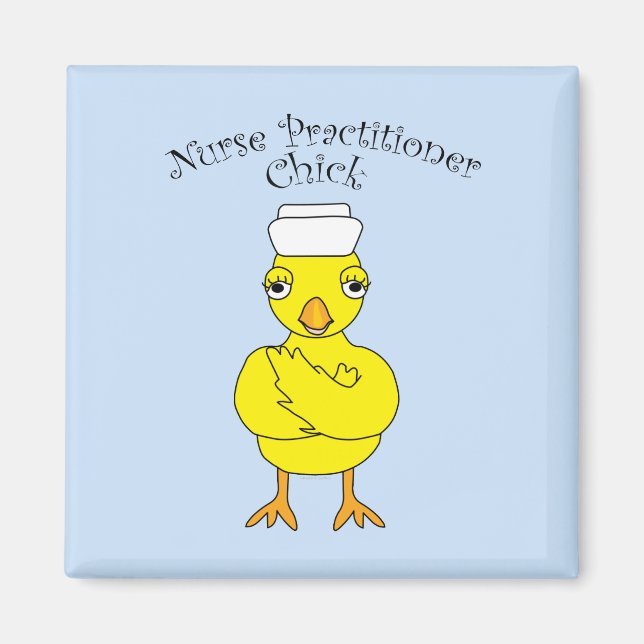 Nurse Practitioner Chick Magnet (Front)