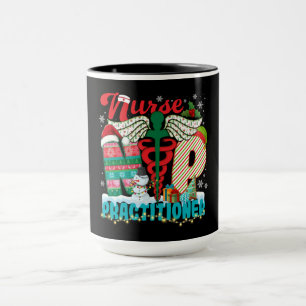 Nurse Practitioner Christmas Mug