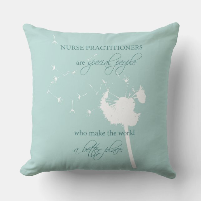Nurse Practitioner Dandelion Cushion (Front)