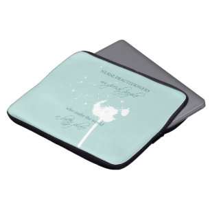 Nurse Practitioner Dandelion Laptop Sleeve