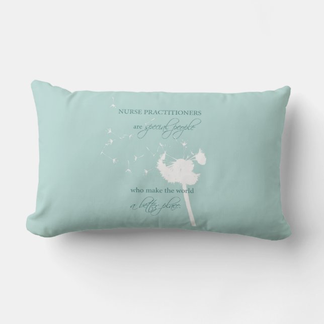 Nurse Practitioner Dandelion Lumbar Cushion (Front)