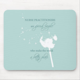Nurse Practitioner Dandelion Mouse Pad