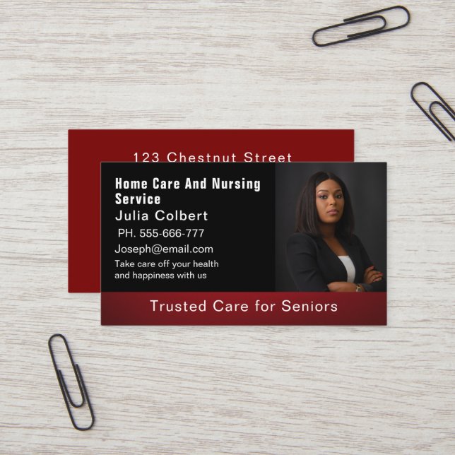 Nurse Practitioner Elegant Black QR CODE Business Card (Front/Back In Situ)