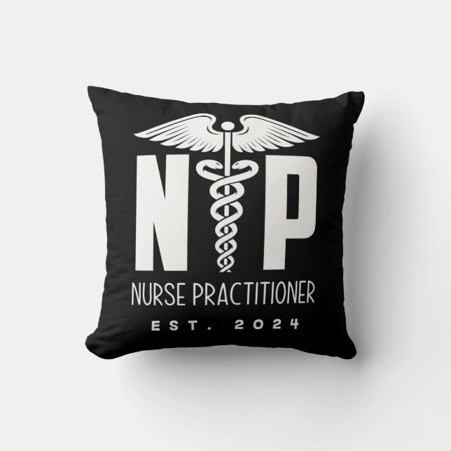 Nurse Practitioner EST 2024 Cushion (Front)