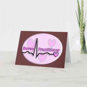 Nurse Practitioner Gifts- QRS Segment Design Card