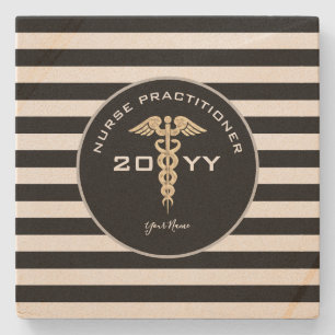Nurse Practitioner Graduation Personalised Stone Coaster