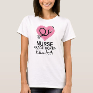Nurse Practitioner Heart Personalised T-shirt