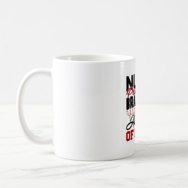 Nurse Practitioner Heart Shirt Coffee Mug (Left)