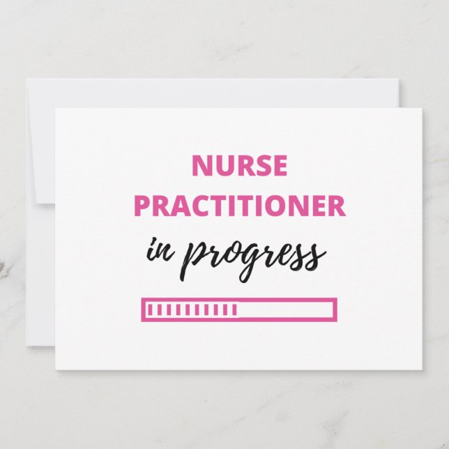 Nurse Practitioner In Progress 2 Holiday Card (Front)