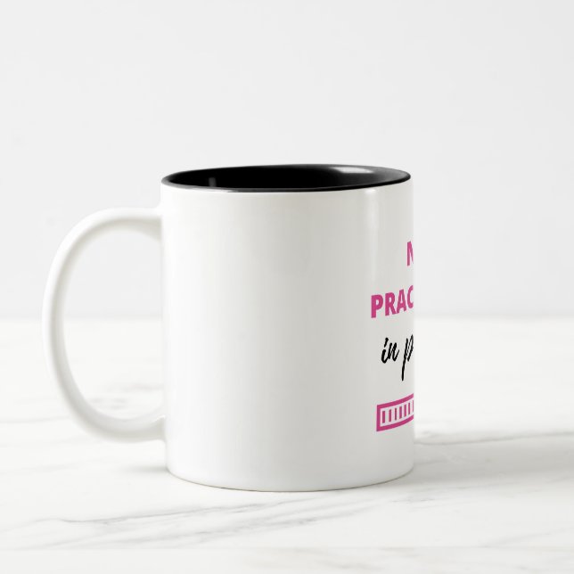 Nurse Practitioner In Progress 2 Two-Tone Coffee Mug (Left)