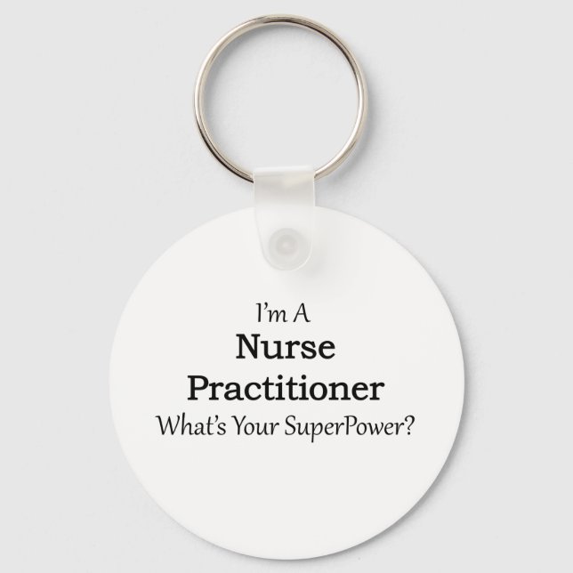Nurse Practitioner Key Ring (Front)