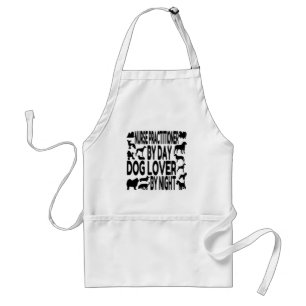 Nurse Practitioner Loves Dogs Standard Apron