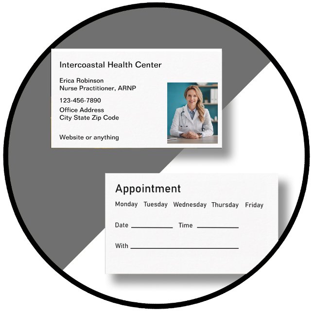 Nurse Practitioner Medical Appointment Cards (Creator Uploaded)
