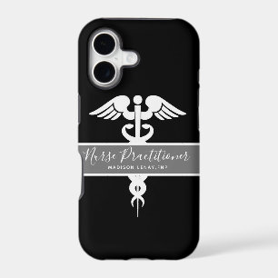 Nurse Practitioner Medical Caduceus Personalised