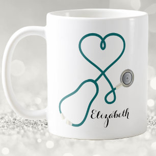 Nurse Practitioner Medical Professional Heart Love Coffee Mug