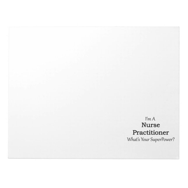 Nurse Practitioner Notepad (Front)
