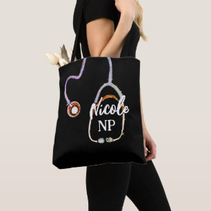 Nurse Practitioner NP Gift RN Stethoscope Tote Bag