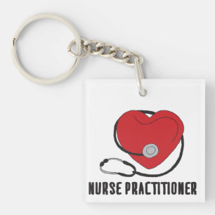 Nurse Practitioner NP Nurse Practitioner Art Desig Key Ring