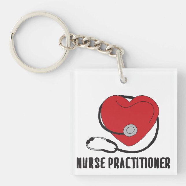 Nurse Practitioner NP Nurse Practitioner Art Desig Key Ring (Front)
