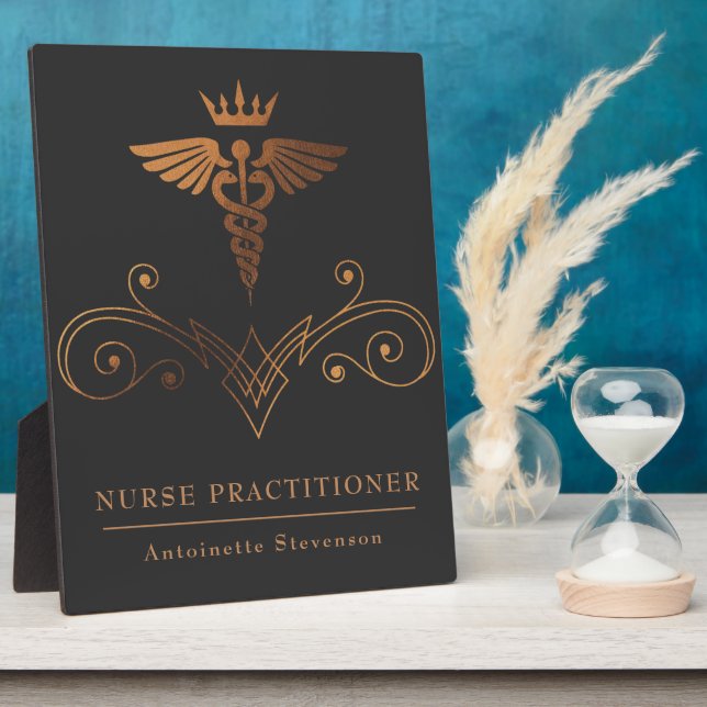 Nurse Practitioner Plaque (Side)