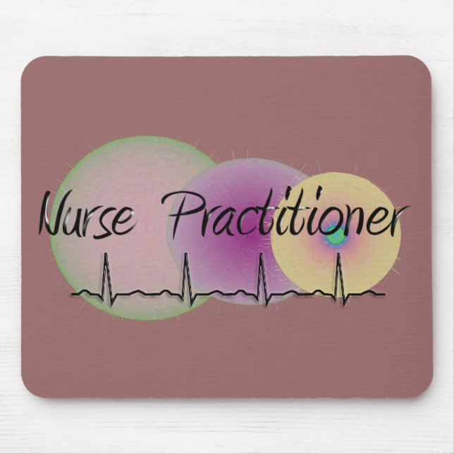 Nurse Practitioner QRS Design Mouse Pad (Front)