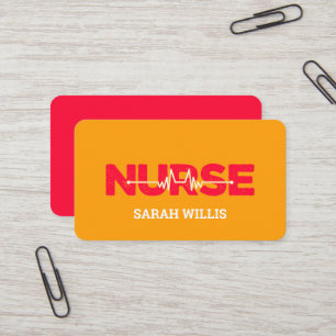 Nurse practitioner rn business card