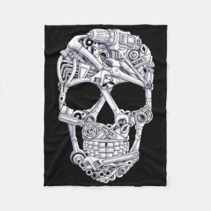 Nurse Practitioner Tarot Card Skeleton Halloween W Fleece Blanket