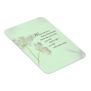 Nurse Practitioner Touch Lives Wildflower Magnet