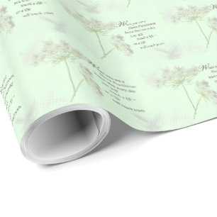 Nurse Practitioner Touch Lives Wildflower Wrapping Paper