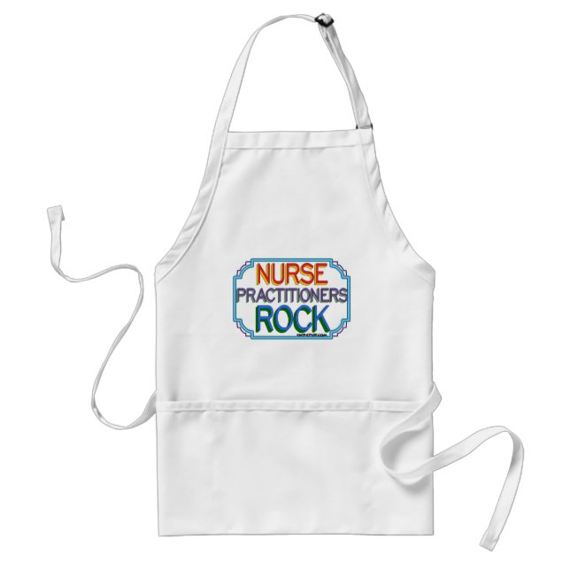Nurse Practitioners Rock Standard Apron (Front)