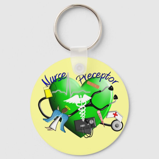 Nurse Preceptor Gifts Key Ring (Front)