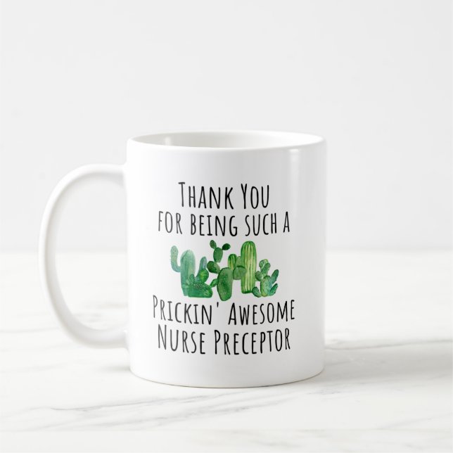Nurse Preceptor Thank You Appreciation Gift Idea Coffee Mug (Left)