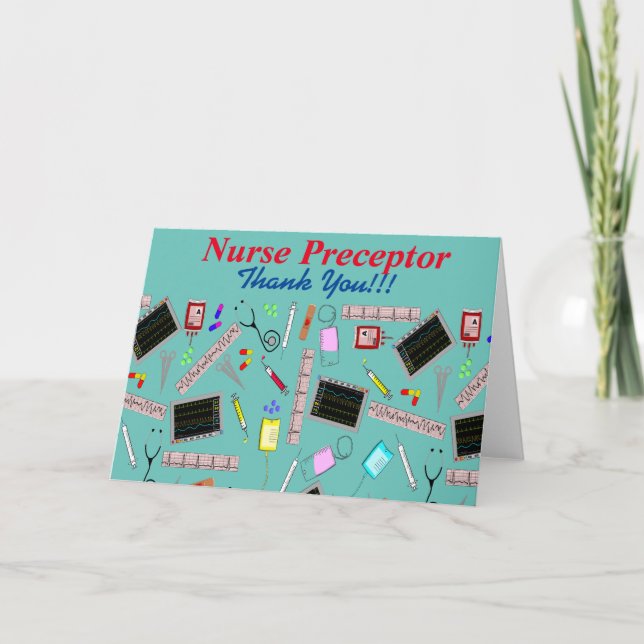 Nurse Preceptor THANK YOU Card (Front)