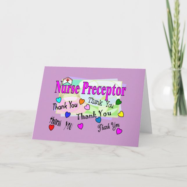 Nurse Preceptor THANK YOU Card (Front)