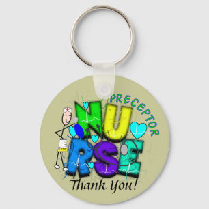 Nurse Preceptor "Thank  You" Gifts Key Ring