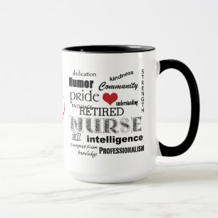 Nurse Pride-Attributes/RETIRED+Stethoscope Mug