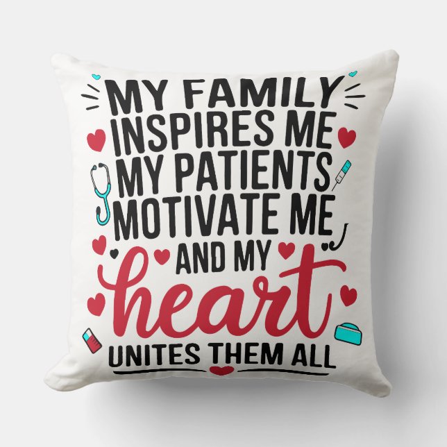 Nurse Profession Design Cushion (Front)