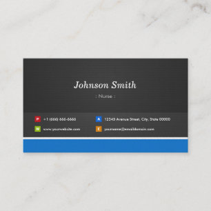Nurse - Professional Customisable Business Card