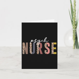 Nurse Psychiatric Nurse Week Rn Mental Health Nurs Card