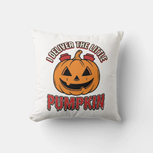 Nurse Pumpkin Halloween Delivery Shirt Design_1 Cushion