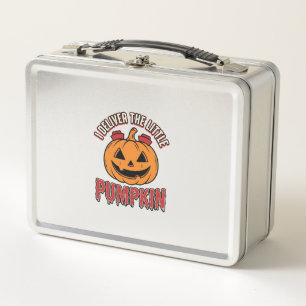 Nurse Pumpkin Halloween Delivery Shirt Design_1 Metal Lunch Box