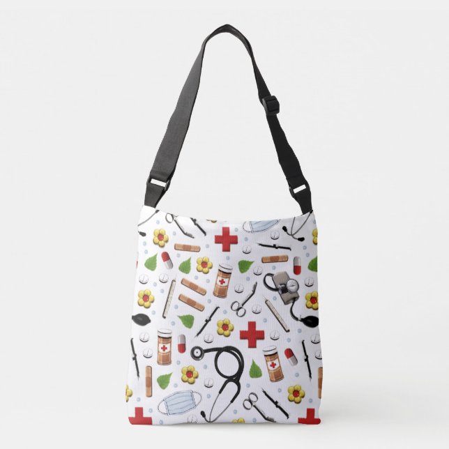 Nurse Purse Crossbody Bag (Front)