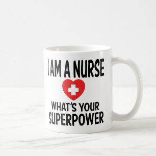 Nurse Quote Red Heart - Nursing, RN LPN, Coffee Mug