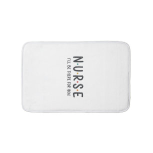 Nurse Quote Shirt Design Vector Graphic_1 Bath Mat