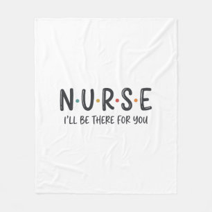 Nurse Quote Shirt Design Vector Graphic_1 Fleece Blanket