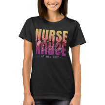 Nurse Ratched At Her Best, Leopard Print Funny Tee