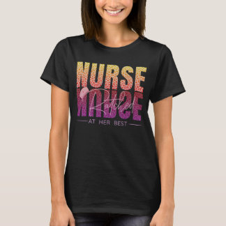 Nurse Ratched At Her Best, Leopard Print Funny Tee