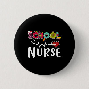 Nurse Registered Nurse Nursing Back To School 6 Cm Round Badge