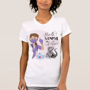 Nurse Reptile Mum – Funny Reptile Lover Nurse  T-Shirt